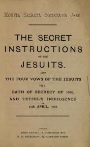 The Secret Instructions of the Jesuits