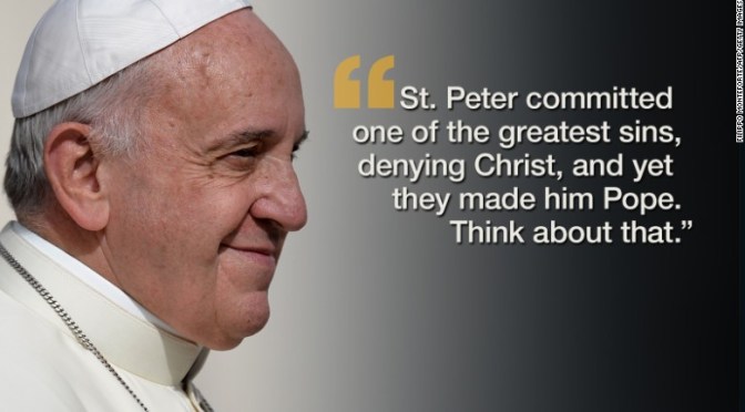 Jesus speaks to Peter, the Church and the world